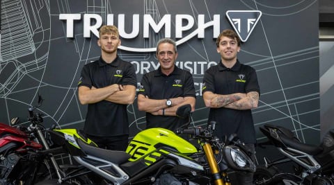 Dynavolt Triumph Rider Announcement For the Ride